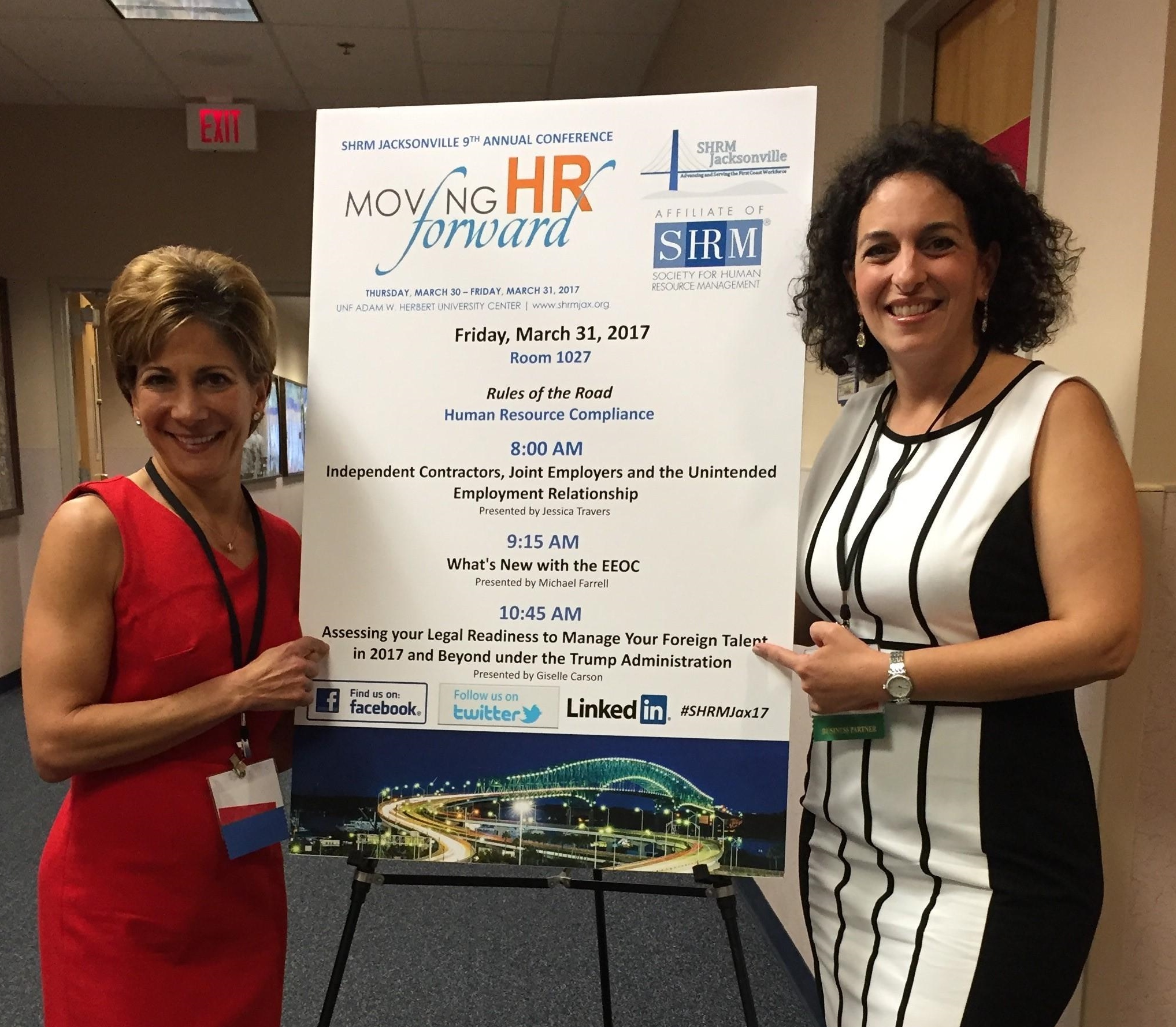 Giselle and Margaret - SHRM Annual Conference Picture